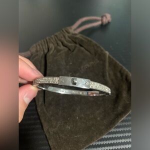 Micheal Kors sliver bangle bracelet